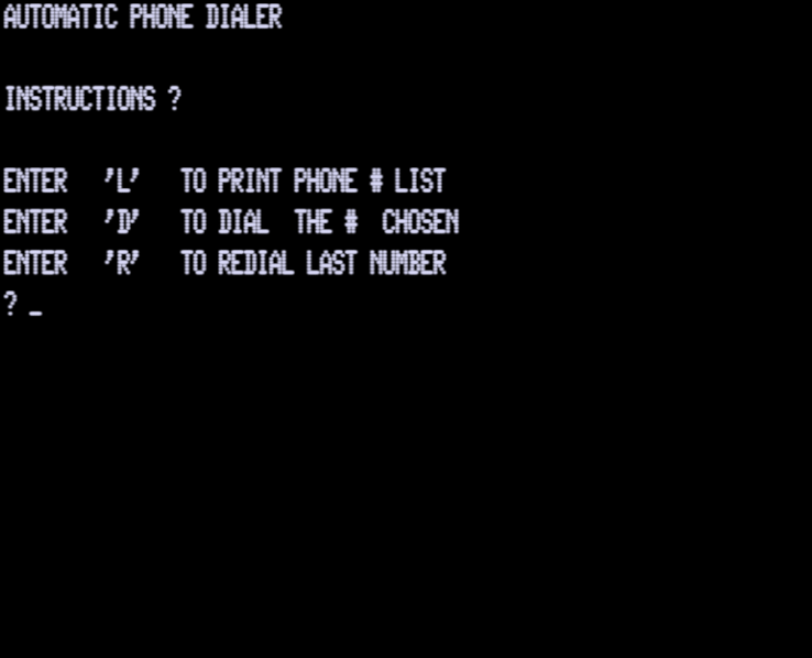 Screen shot
